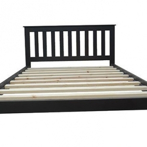 KING SINGLE BED FRAME -BLACK- C