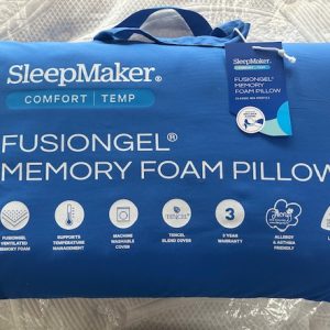 SLEEPMAKER FUSION GEL CLASSIC MID PROFILE PILLOW