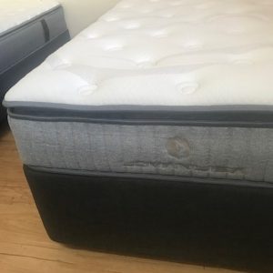 QUEEN BED - BASE WITH PILLOWTOP POCKET SPRING MATTRESS -SP