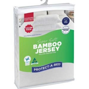 PROTECT- A -BED PILLOW PROTECTOR - TWIN PACK