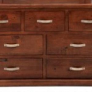 LOWBOY WITH 7 DRAWERS-NZ PINE- VICTORIA