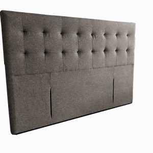 DOUBLE HEADBOARD UPHOLSTERED- GREY