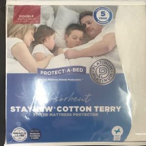 PROTECT- A -BED TERRY MATTRESS PROTECTOR - DOUBLE
