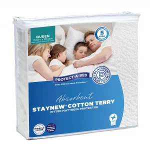 PROTECT- A -BED TERRY MATTRESS PROTECTOR - QUEEN