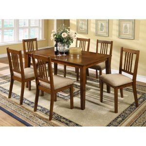 MISSION DINING SUITE IN SOLID WOOD- 6 SEATER-1500 mm-SOLD ONLINE ONLY