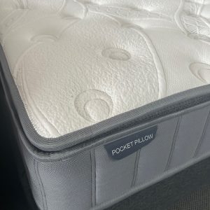 KING BED- 4 DRAWER BASE WITH POCKET PILLOWTOP MATTRESS