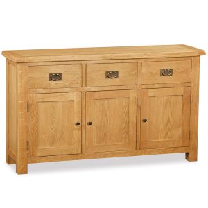 BUFFET 3 DRW 3 DOOR IN OAK  WITH DRAWER- RICHMOND