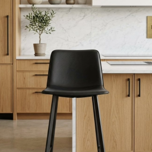 BAR STOOLS -SET OF 2-ONLINE ONLY- BLACK