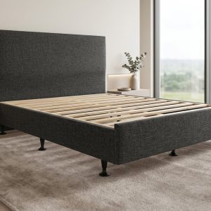 QUEEN BED BASE WITH HEADBOARD-NZ MADE- FLAT PACK FOR EASY TRANSPORT OR FOR UPSTAIRS
